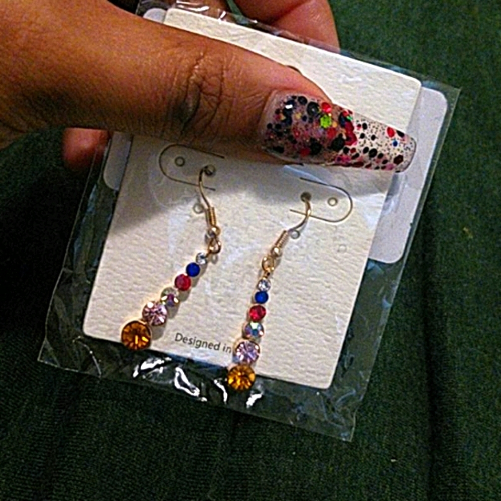 Drop earrings